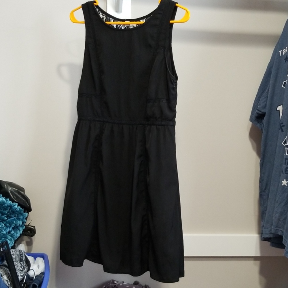 American Eagle Outfitters Black Midi Dress
